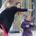 Jessica Alba Helps A Child In Need In Paris