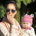 Jessica Alba And Hubby Take Their Daughters To The Park