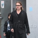 Brad Pitt Takes Maddox Guitar Shopping