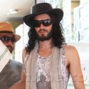Russell Brand Goes Hat Shopping