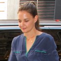 Katie Holmes Wears Jeans To A Broadway Play