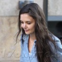 Katie Holmes Shows Off Gray Hair In LA