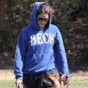 Nikki Reed And Paul McDonald Take The Dog To Training