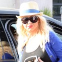 Christina Aguilera Shops At Fred Segal