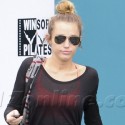 Miley Cyrus Braves The Rain And Goes To Pilates