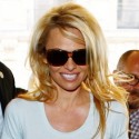 Pam Anderson Arrives At Her Hotel In Berlin