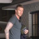 David Beckham shows up at Chateau Marmont