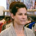 Sandra Bullock Shops Makeup Free