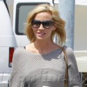 Camille Grammer Hits The Farmers Market In Malibu With Her Kids