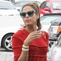 Eva Mendes Runs Errands In West Hollywood