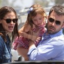 Ben And Jen Spend Time With Their Little Girls