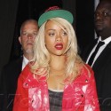 Rihanna Parties Next Door To Chris Brown At MyStudio In Hollywood