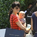 Selma Blair Holds On Tight To Arthur