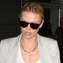 Charlize Theron Arrives At JFK Without Baby Jackson