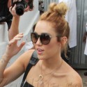 Miley Cyrus Causes Pandemonium Outside Miami Studio