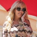 Dina Lohan is All Smiles At The Grove