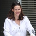 Jennifer Garner Brings Baby Son Samuel For A Check-Up At The Doctor