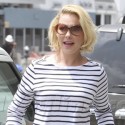 Katherine Heigl Steps Out For Lunch In Stripes