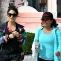 Vanessa Hudgens Joins Mom For Early Morning Workout