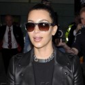 Kim Kardashian Rocks Basic Black in London