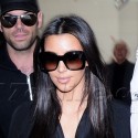 Kim Kardashian Lands In Nice, France