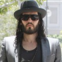 Russell Brand Wears All Black In LA