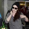 Kristen Stewart Arrives At JFK Airport