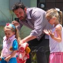 Ben Affleck Bedazzles Her Girls At Kids' Design Studio