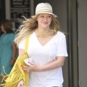 Hilary Duff Looking Thin As She Runs Around Town