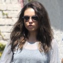 Mila Kunis Leaves The Hair Salon