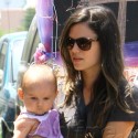 Rachel Bilson Carries A Friend's Child While Walking Through Los Feliz