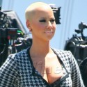 Amber Rose Hangs Out On The Set Of School Dance