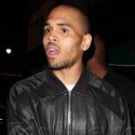 Chris Brown Shows Off His New Car In Hollywood