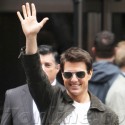 Tom Cruise Films <em>Oblivion</em> At The Empire State Building