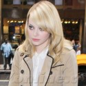 Emma Stone Lands In NYC After Promoting Spider-Man Around The World