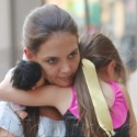 Katie Holmes Carries 6-Year-Old Suri Around Like A Baby