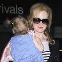 Nicole Kidman And Keith Urban Shuffle Their Girls Through LAX