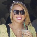 Miley Cyrus Picks Up Starbucks In Her Best Bad Girl Attire
