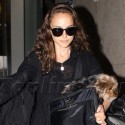 Natalie Portman Returns Home To Hollywood With Her Family