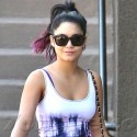 Vanessa Hudgens Takes Her Purple Hair To The Dance Studio