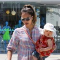Jessica Alba And Family Grab Breakfast And Do Some Shopping