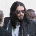 Russell Brand Arrives At Jimym Kimmel Live