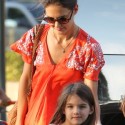 Katie Holmes Takes Daughter Suri To Chelsea Piers