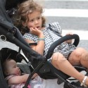 Jessica Alba Strolls Through NYC With Honor And Haven