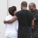 Kim Kardashian And Kanye West Hug It Out