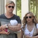 Chris Hemsworth And Elsa Pataky Take Daughter India Rose On Her First Shopping Spree