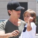 Scott Disick Takes Son Mason To Lunch In Calabasas