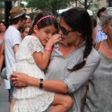 Katie Holmes And Suri Cruise Enjoy A Day At The MOMA In NYC