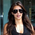 Kim K Dons Pink Kicks For Workout