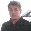 Sylvester Stallone Looks Somber Arriving At His Office